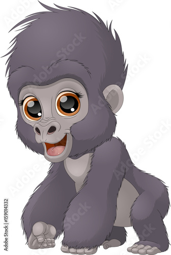1029565 Funny child a gorilla