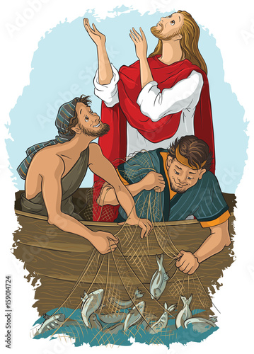 Jesus and the Miraculous Catch of Fish