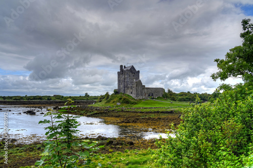 The ruins of Dunguaire Castle in Kinvara  Ireland.