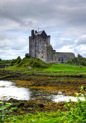 The ruins of Dunguaire Castle in Kinvara, Ireland.