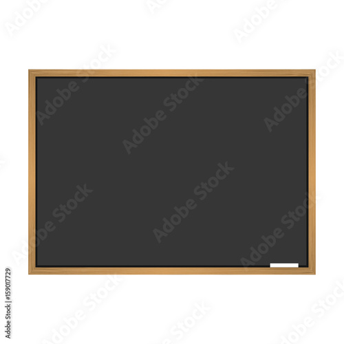 Empty blackboard vector