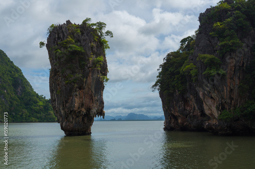 The famous "James Bond Island" in Phang Nga Bay, Thailand