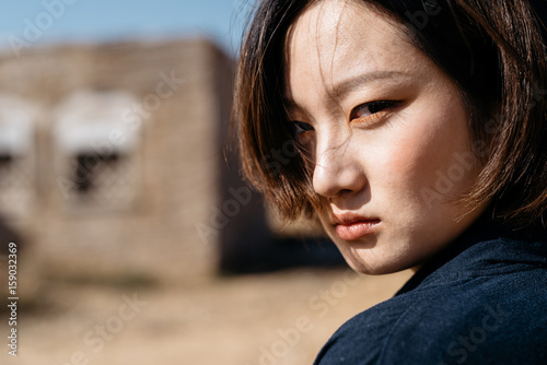 Portrait of a young Chinese woman photo
