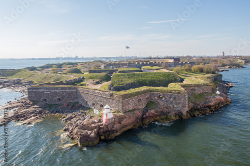 Suomenlinna sea fortress just outside Helsinki, the capital of Finland. photo