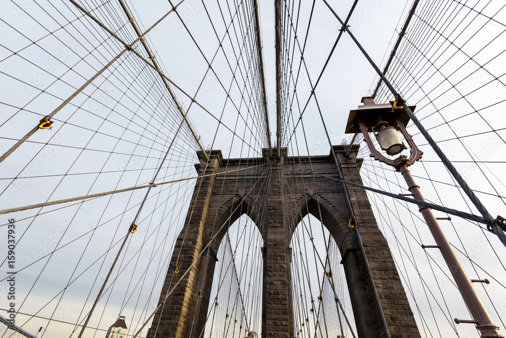 Obraz premium Brooklyn Bridge Detail