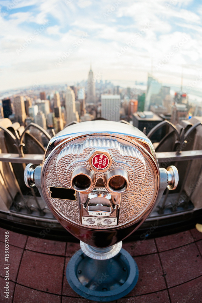 Binoculars over Manhattan Binoculars over Manhattan