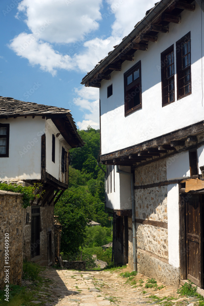 Old stone Bulgarian houses