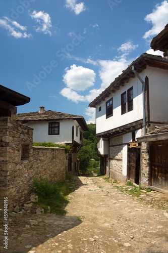 Old stone Bulgarian houses