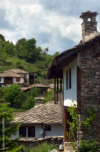 Old stone Bulgarian houses