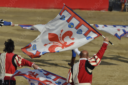 Sbandieratori del corteo storico 