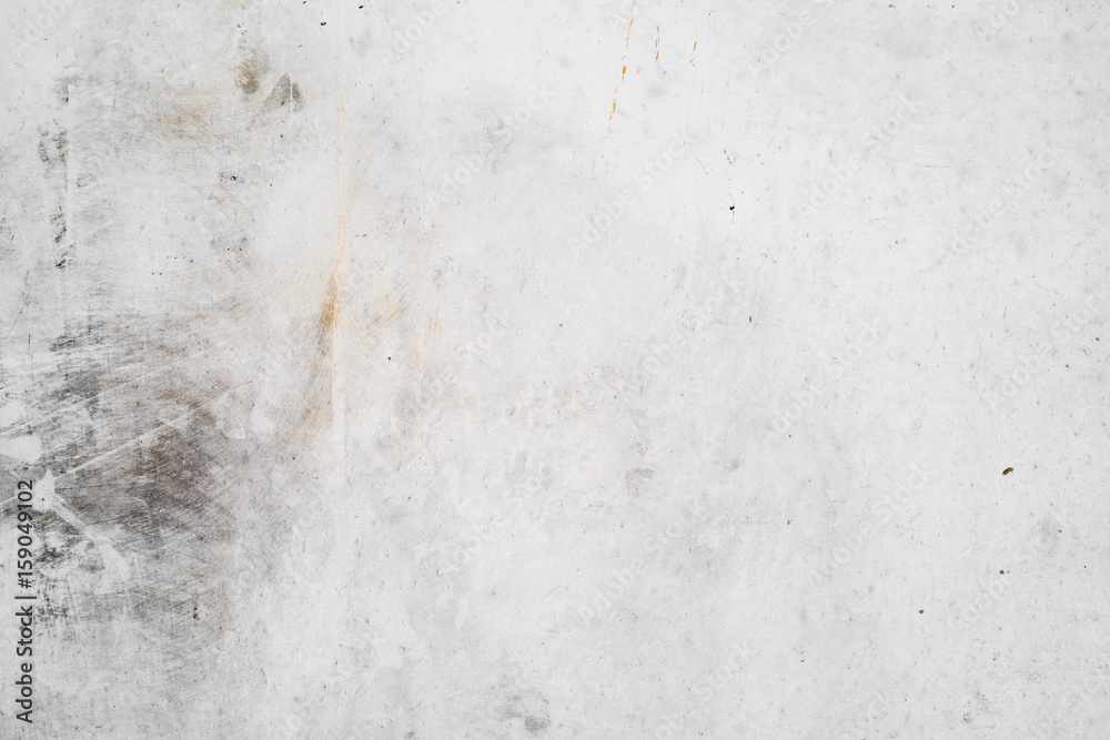 Naklejka premium Weiße Betonwand als Hintergrund, Beton Textur