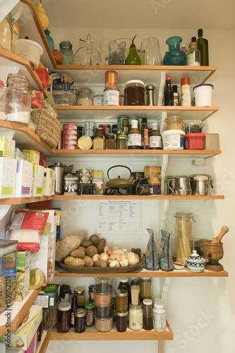 Wallpaper Mural Pantry in Residential Kitchen Torontodigital.ca
