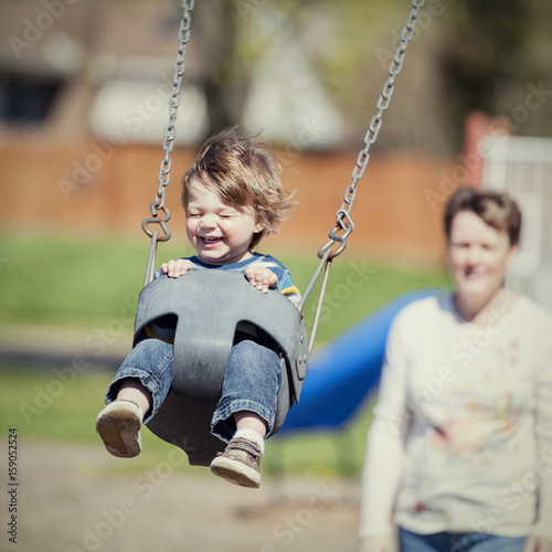 Swinging With Grandma