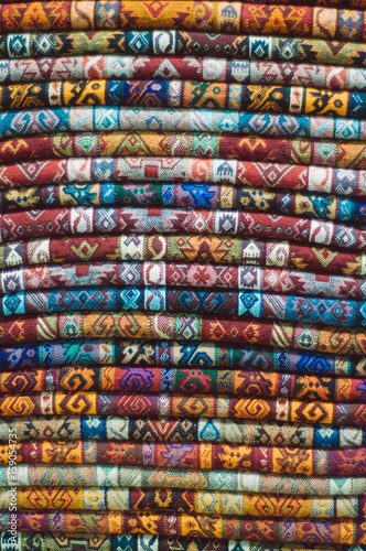 Colorful bootleg shawls