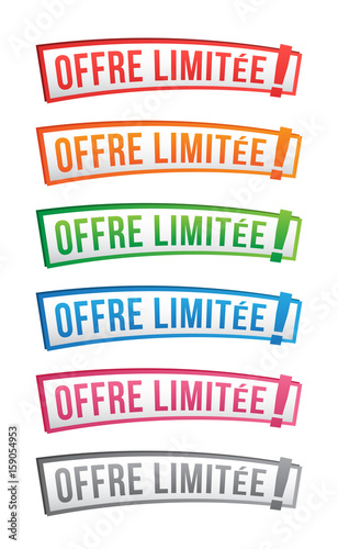 Offre limitée - bandeau étiquette 