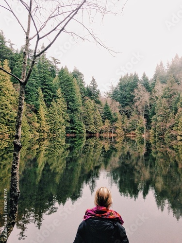 Woman Enjoying View