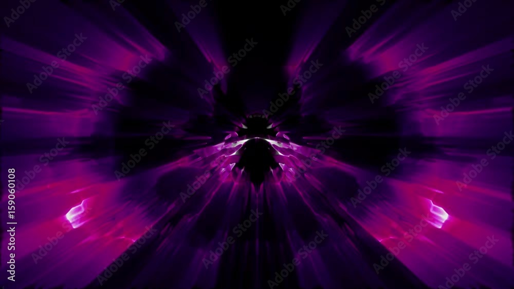 A looping animation of a Rorschach inspired background.