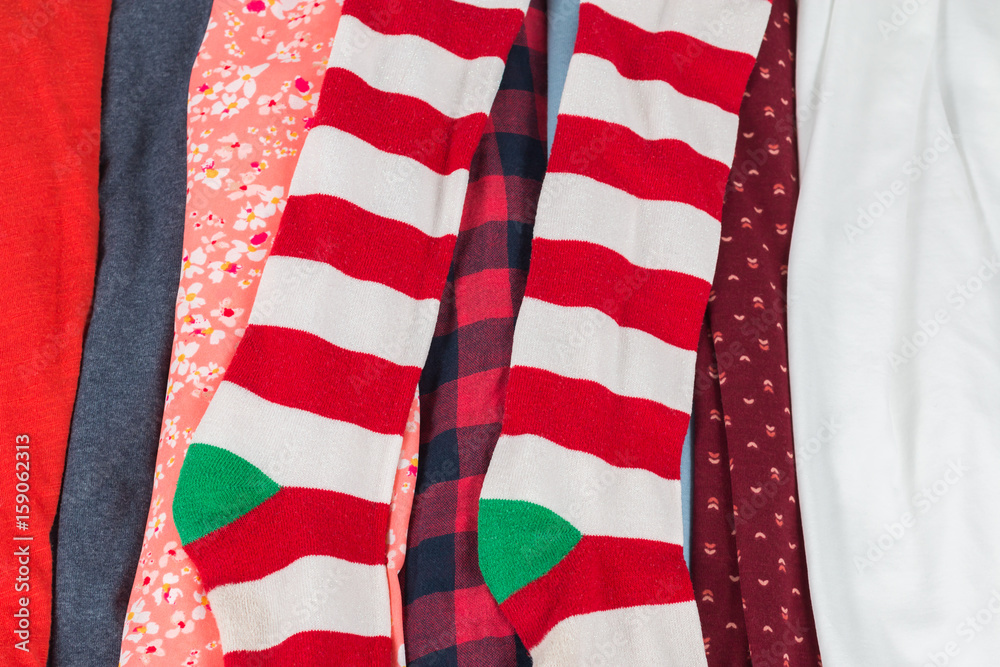 Fototapeta premium Many Colorful Fabric Cloth Textures With Patterns