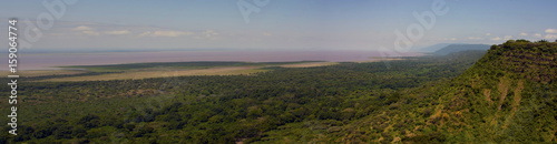 The Great Rift Valley in Tanzania, Africa Panoramic Image. photo