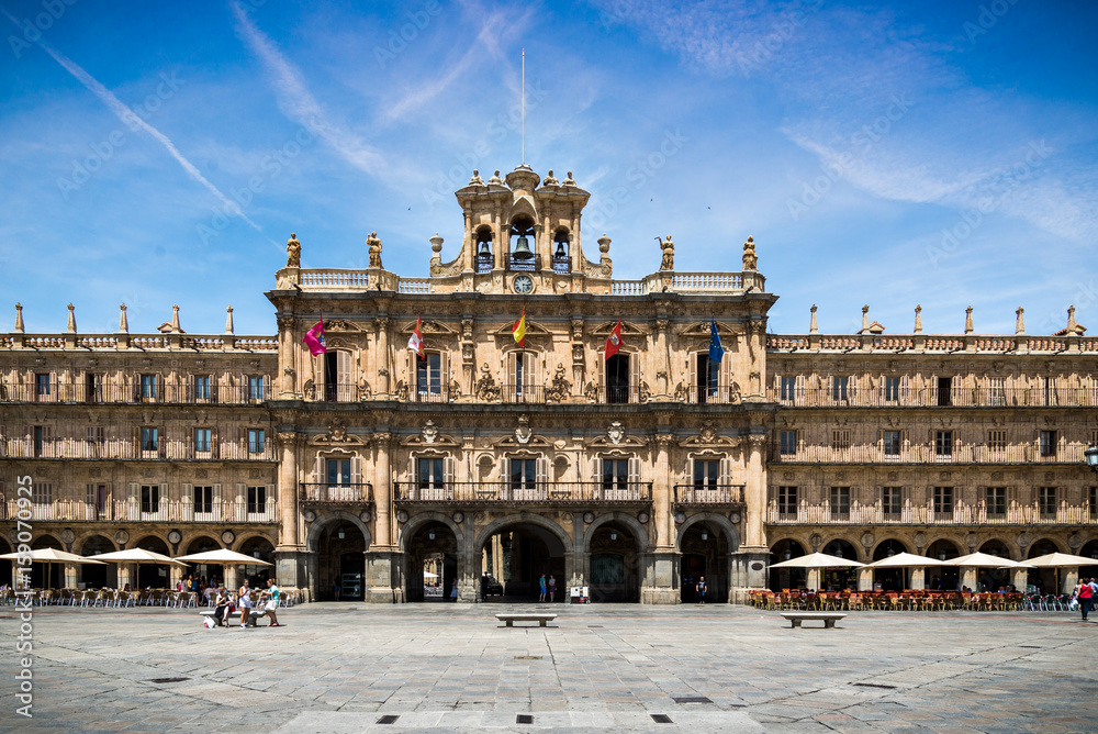 Fototapeta premium Plaza Mayor de de Salamanca, España, patrimonio de la Humanidad