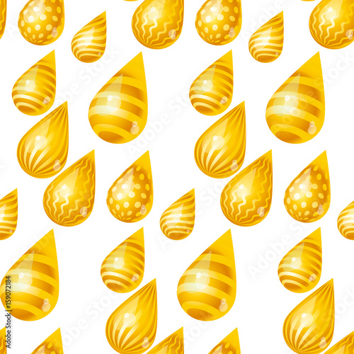 golden rain concept drops s...