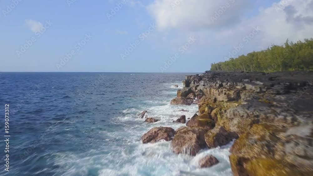 Beautiful and rugged coastline of Hawaii. Beautiful and rugged coastline of Hawaii.