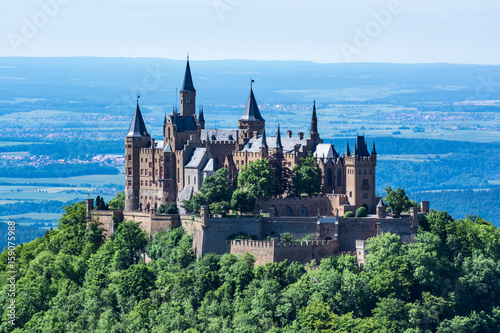 Burg Hohenzollern German European Castle Architecture Ancient Destination Travel Famous Swabia Features Architecture Landscape © hunterbliss