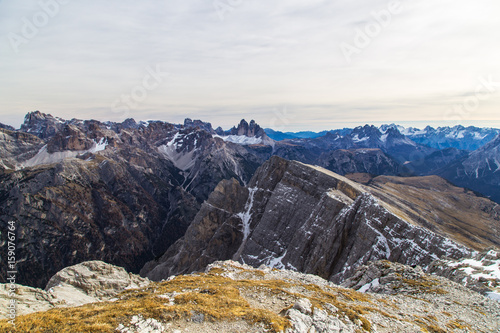 Autumn morning in the alps