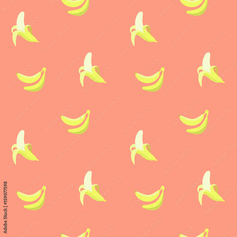 Banana seamless vector pattern Banana seamless vector pattern