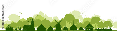 Silhouette Spreewald