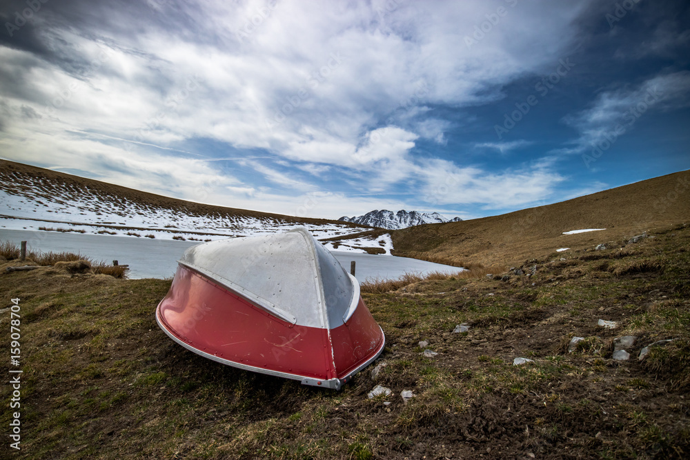 Canoa in mountain Canoa in mountain
