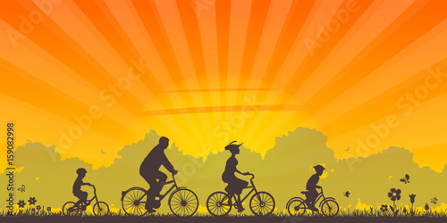 Silhouette Radtour