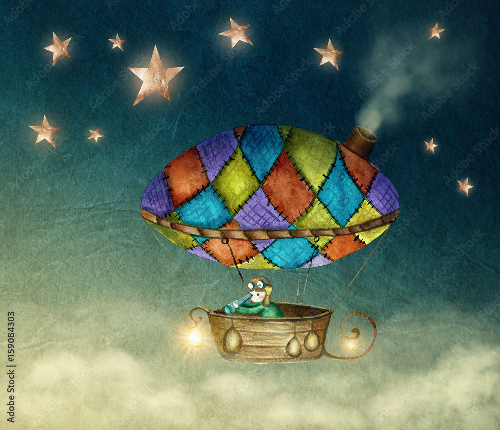 Fototapeta premium Hot air balloon