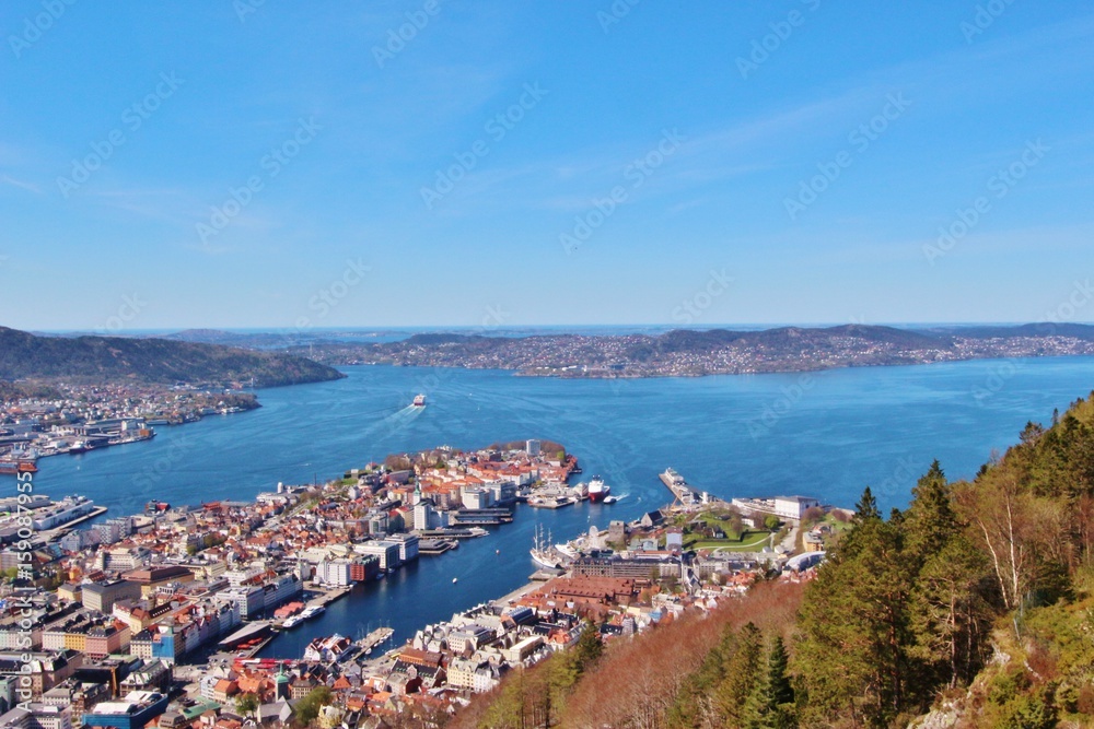 Vue sur Bergen