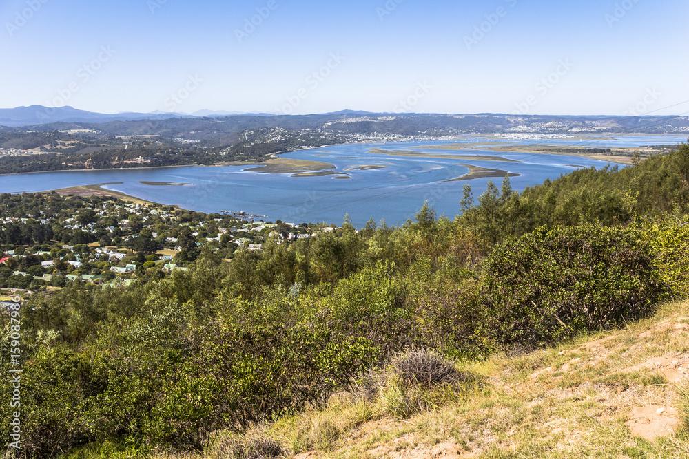 View on Knysna region, Garden Route, South Africa View on Knysna region, Garden Route, South Africa