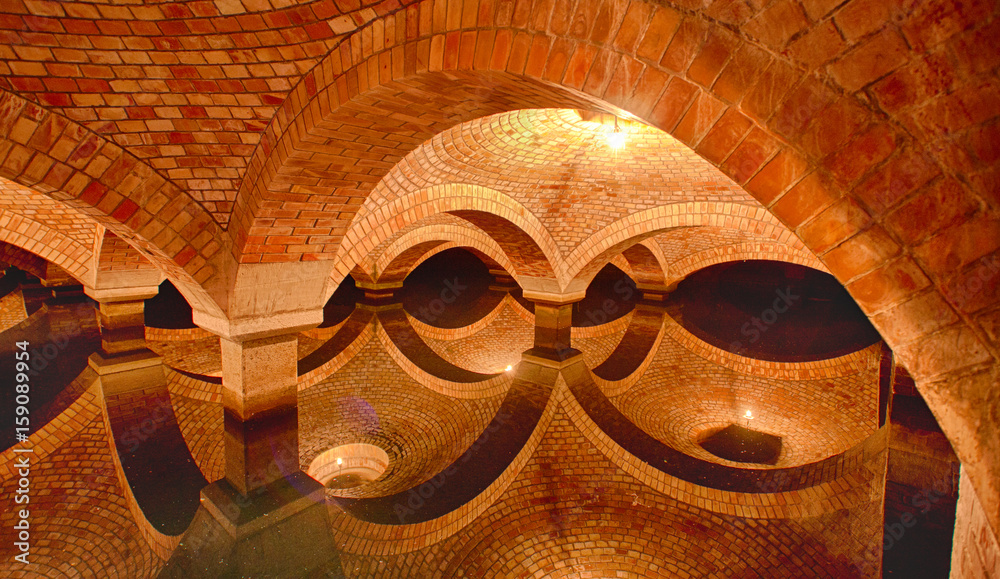 Brick, underground water tanks 4