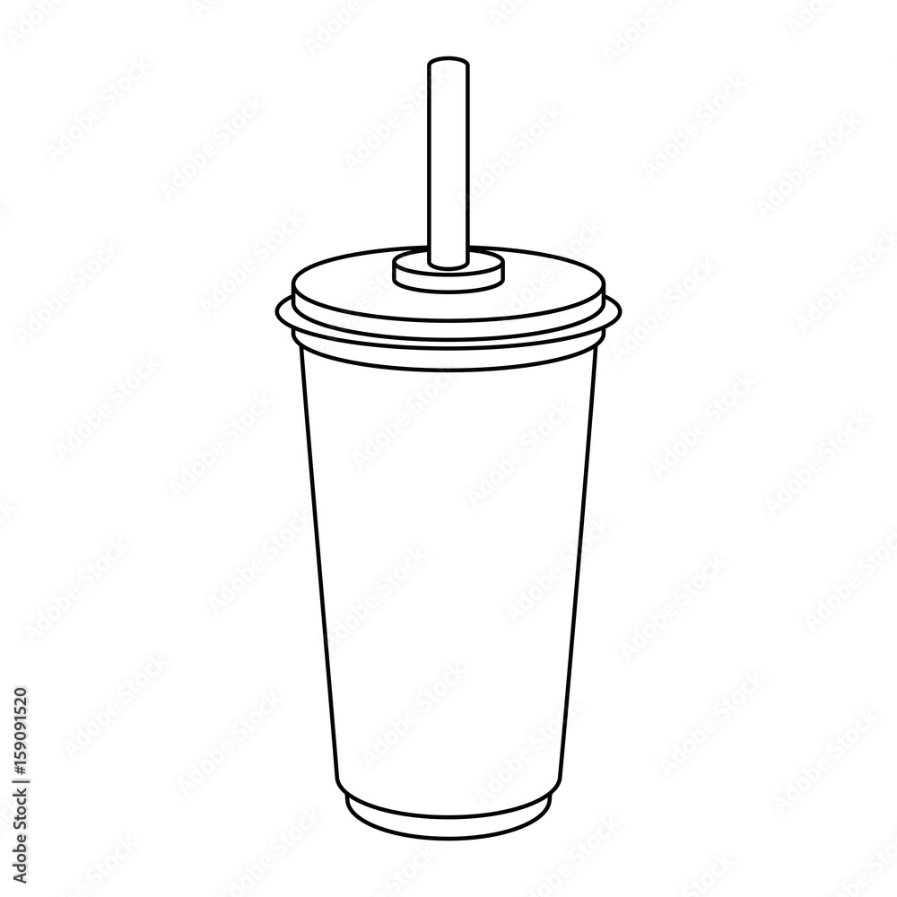 drink cup icon over white background vector illustration drink cup icon over white background vector illustration