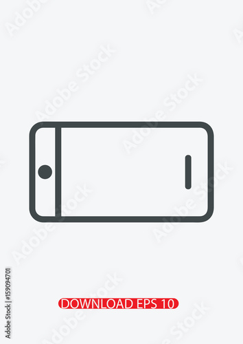 Phone icon, smartphone icon, Vector
