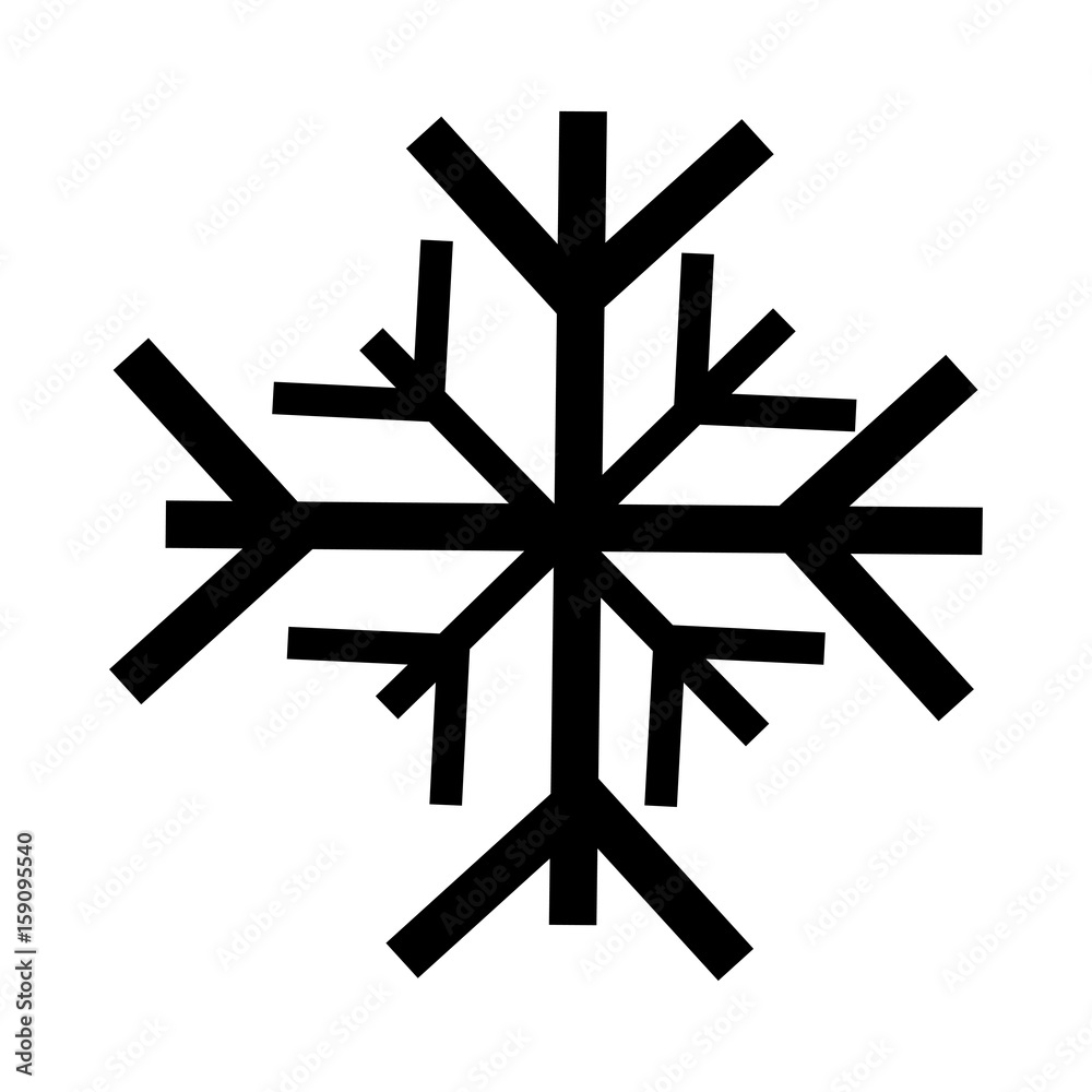 black icon snowflake cartoon vector graphic design black icon snowflake cartoon vector graphic design