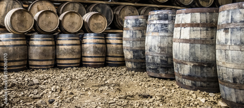 Glenbeg, Ardnamurchan / Scotland - May 26 2017 : Ardnamurchan distillery is producing whisky since 2014 and actually expanding their warehouses photo