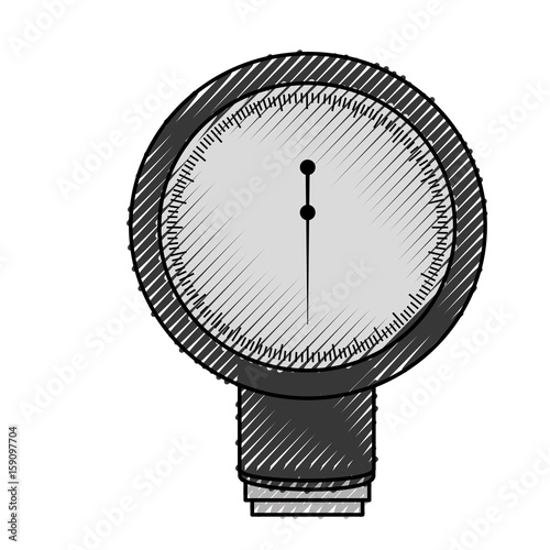 scribble Blood plessure apparatus cartoon vector graphic design