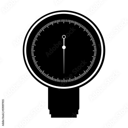 black icon blood plessure apparatus cartoon vector graphic design