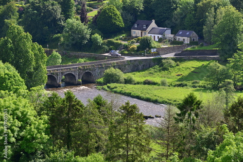 The bridge at the village of Inistioge in Summertime. 