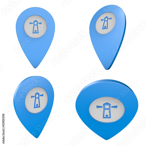 Free Download Pinezka GPS lokalizacja na mapie 3D z ikoną - GFXLoad