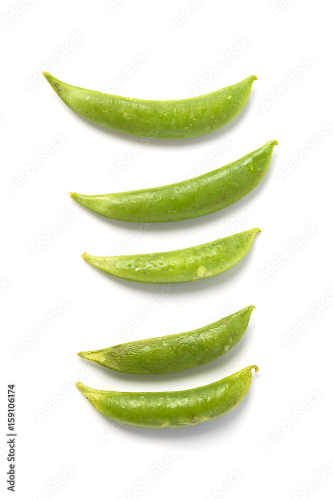 Peas isolated