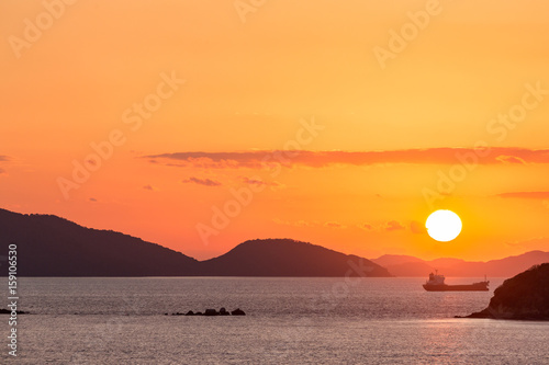 瀬戸内の夕景 -通仙園展望台-