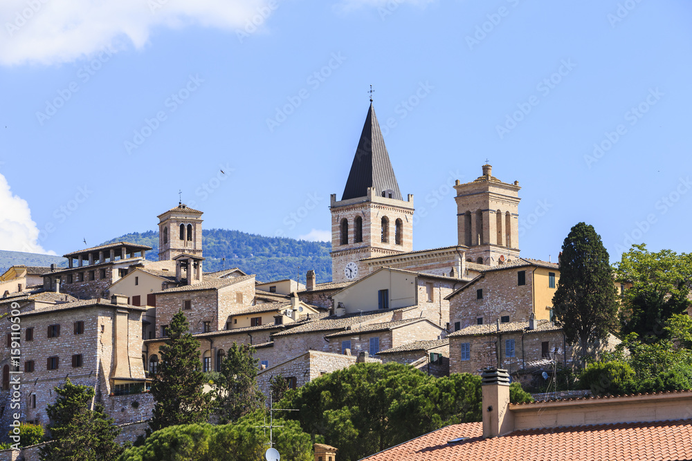 City of Spello in Umbria, Italy