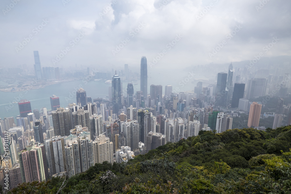 Fototapeta premium Victoria Peak, Hong Kong