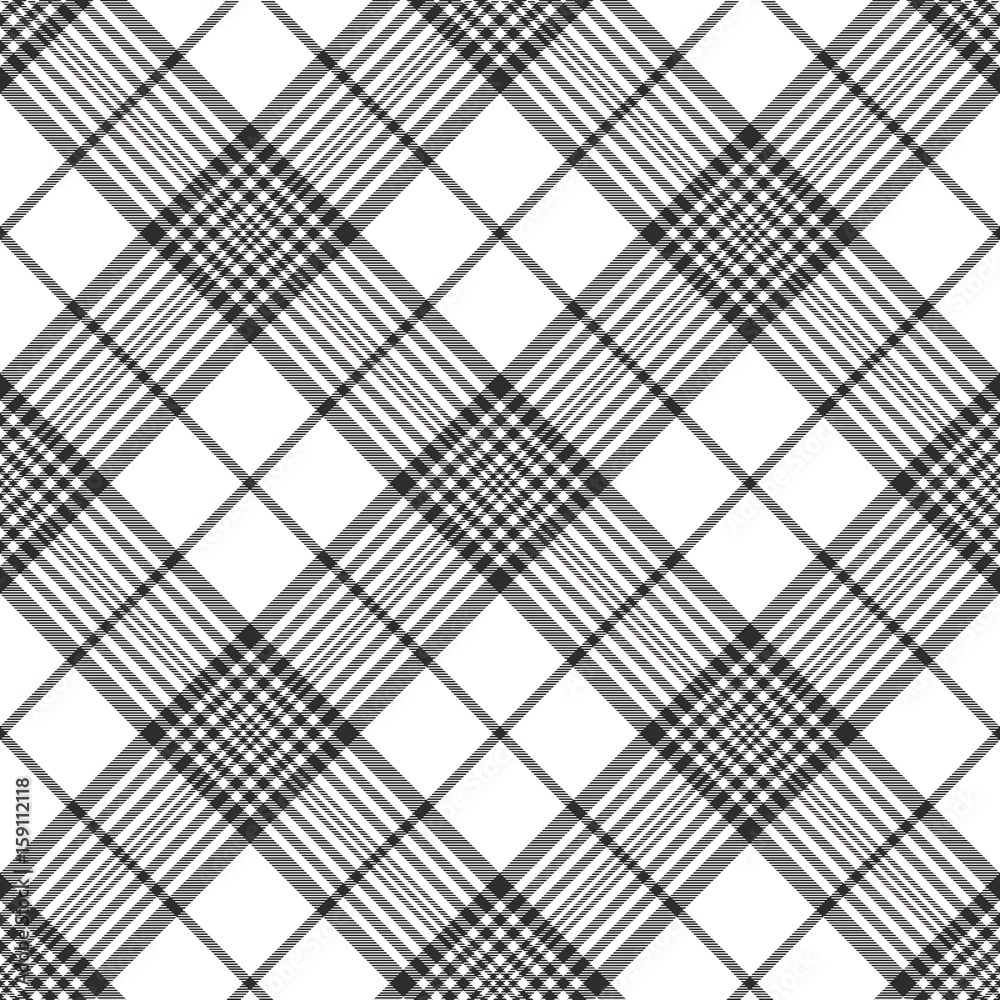 Monochrome fabric diagonal seamless texture