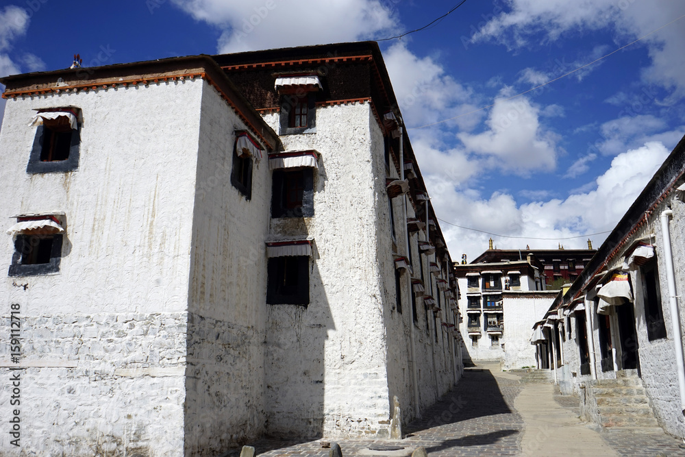 In the Tashilhunpo Monastery